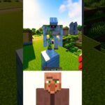 【マインクラフトチャレンジ】ゴーレムが建築をしました❓#shots #マイクラ