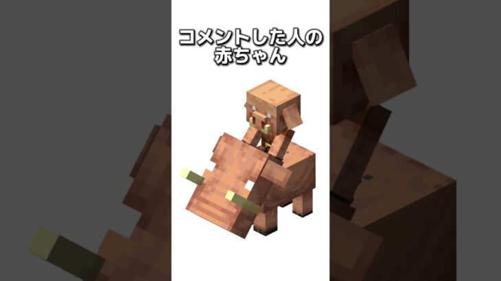 〇〇した人の赤ちゃん #マイクラ #マインクラフトswitch #マインクラフト#minecraft #まいくら #スイッチ