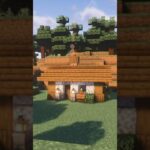 【マイクラ】トウヒと閃緑岩で作るシンプルハウス【マイクラ建築】