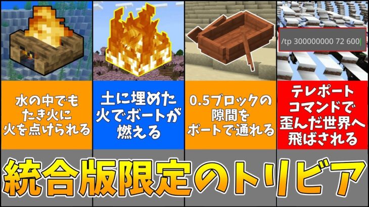 【テレポートコマンドで歪んだ世界へ飛ばされる】誰かに教えたくなっちゃうマイクラトリビア【豆知識・雑学】