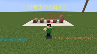 1.21の新コマンド紹介！　　　#マイクラ