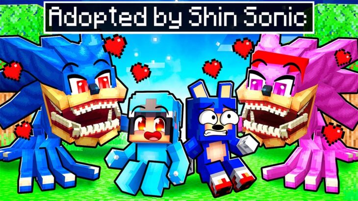 Adopted by a SHIN SONIC FAMILY in Minecraft!