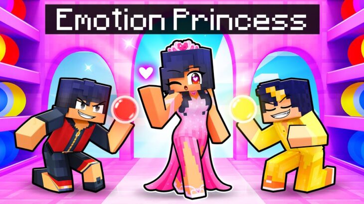 Becoming the EMOTION PRINCESS in Minecraft!