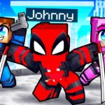 Having a DEADPOOL FAMILY in Minecraft!