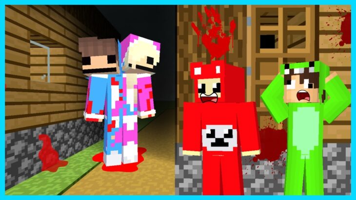 MIPAN & ZUZUZU TUBUH NYA MENJADI SATU DAN MENJADI HANTU DI MINECRAFT SURVIVAL! SEREM BANGET