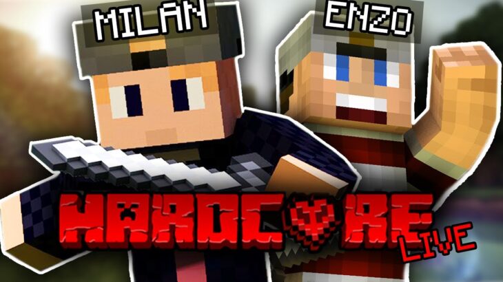 🔴 Milan & Enzo – MINECRAFT HARDCORE (poging 2) 🔴