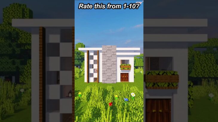 Minecraft modern house #shorts #minecraft #minecraftbuilding
