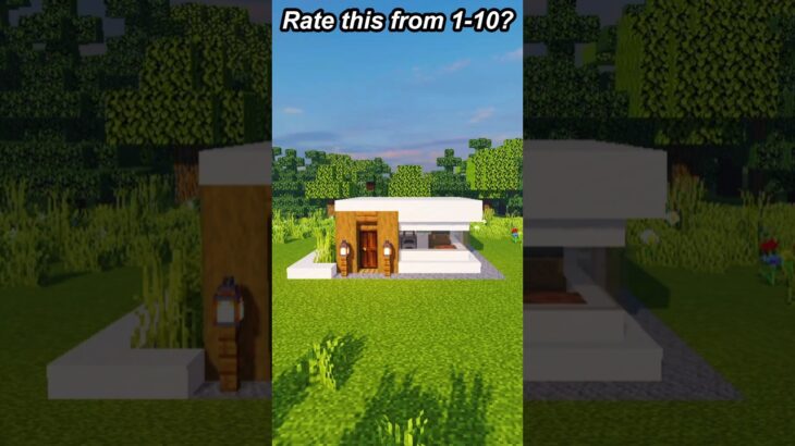 Minecraft modern house #shorts #minecraft #minecraftbuilding