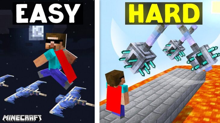 NOOB vs PRO: EASY TO HARD BUILD BATTLE CHALLENGE IN MINECRAFT