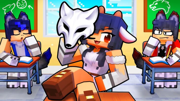 ONE SHEEP in a WOLF ONLY School in Minecraft!