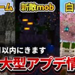 【マイクラ】数ヵ月以内に実装される大型アプデの新情報が遂に解禁！白い木材が来るぞ！【PE/PS4/Switch/Xbox/Win10】ver1.21