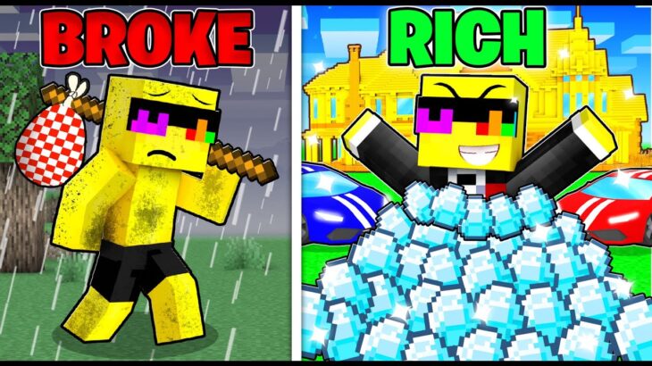 Sunny’s POOR to RICH Story in Minecraft