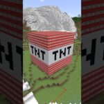 巨大なTNTをTNTで作ってみた！【マイクラ】 #shorts