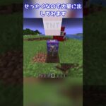 コマンド一つでできるTNTキャノン作ったらチートすぎたw【マイクラコマンド】#shorts  #マイクラ #コマンド #マインクラフト  #ゆっくり #minecraft #ゆっくり解説