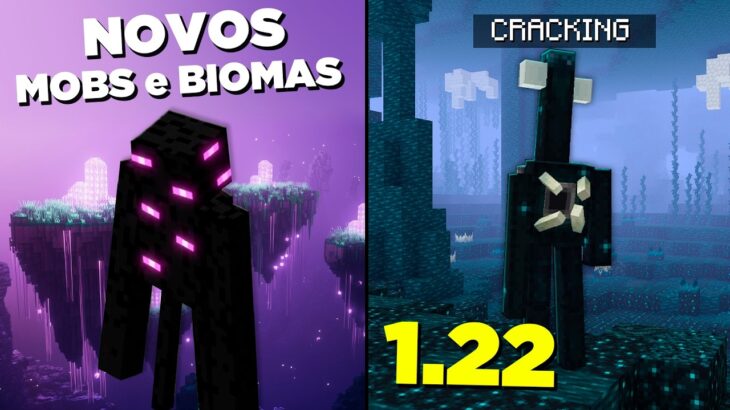 VAZOU O MINECRAFT 1.22 – BIOMAS NO END, NOVO MOD e DEEP DARK DIMENSION!