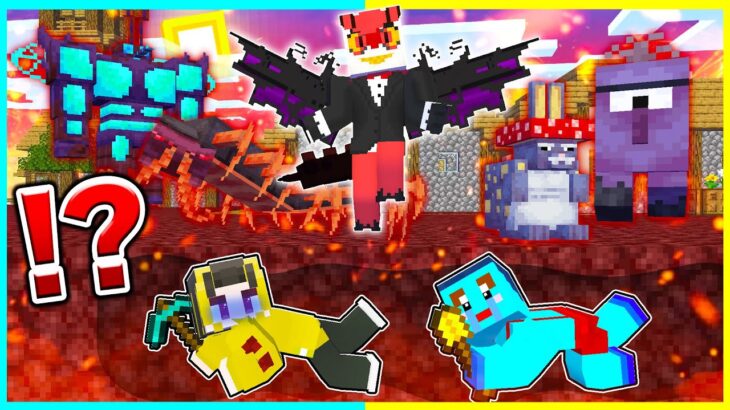 人間VS悪魔👿悪魔に支配された世界で生き延びるマインクラフト…【まいくら / マインクラフト】