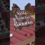 【マイクラ 建築 お菓子の家】マイクラで建築　お菓子の街のお菓子の家　マイクラ #minecraft #マインクラフト #マイクラ建築