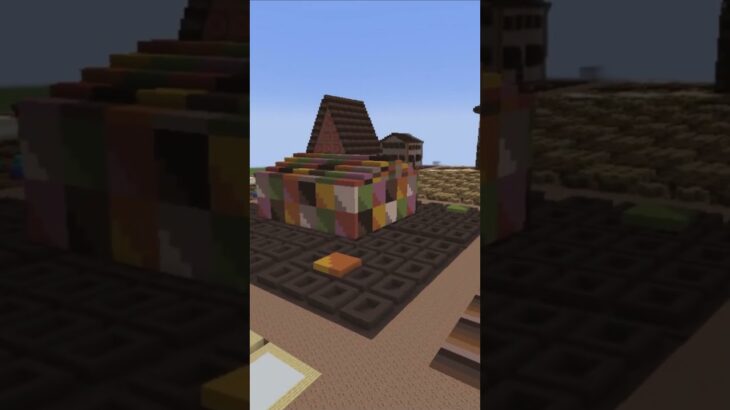 【マイクラ 建築 お菓子の家】マイクラで建築　お菓子の街のお菓子の家　マイクラ #minecraft #マインクラフト #マイクラ建築