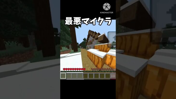 最悪マイクラ#マインクラフト #マイクラ #おすすめにのりたい #minecraft #shorts