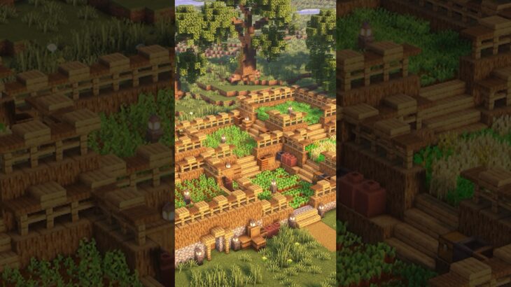 簡単に拡張できる畑を建築してほしい!?簡単建築 #マイクラ #minecraft #shorts