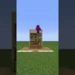 【マイクラ】シンプルに飾れてお洒落に見える本棚を建築してみたい#minecraft #shorts