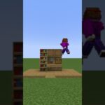 【マイクラ】シンプルに飾れてお洒落に見える本棚を建築してみたい#minecraft #shorts