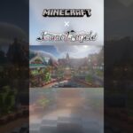 【マイクラ建築】半年かけてサバイバルで作ったファンタジーな街ダイジェスト【マインクラフト】#short #マイクラ建築