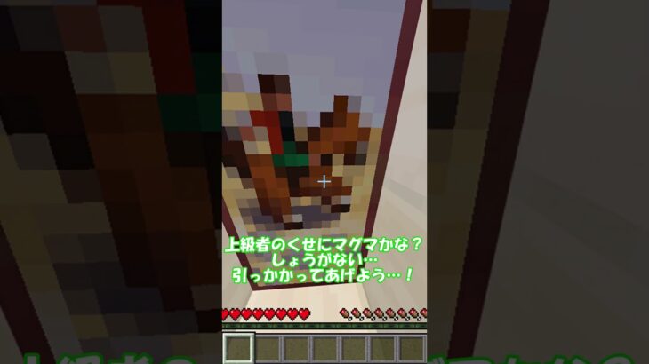 【マイクラ】罠を仕掛けるとき！初心者とプロの違い！#マイクラ #shorts