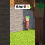 偽物の壁🔥【まいくら・マインクラフト】#shorts #らた #minecraft #ゲーム実況 #まいくら #マイクラ