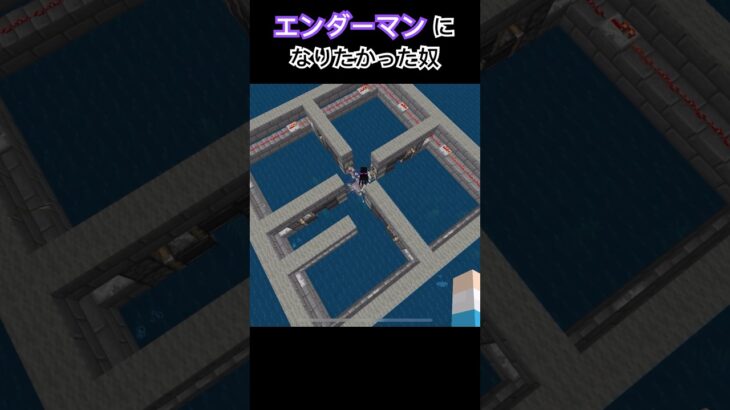 【マイクラ】エンダーマンになりたいです。　　#マイクラ #shorts #エンダーマン#minecrft