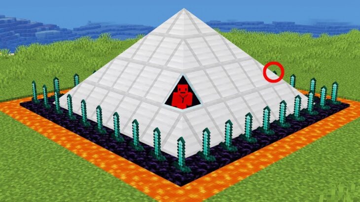 【マイクラ】ありえないセキュリティ秘密基地を作ってみたマインクラフト