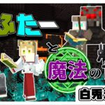 【 マイクラ 】 らふたー と 魔法の世界【白兎涼視点】