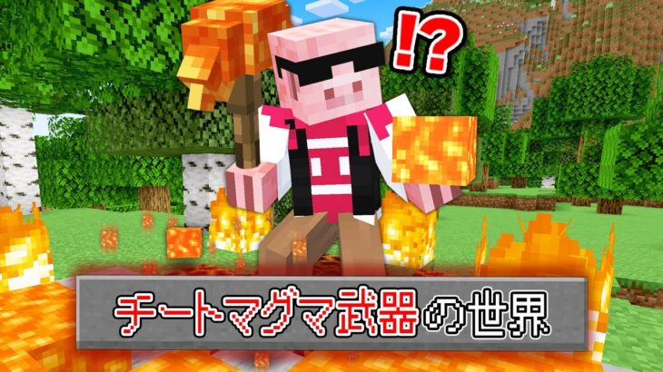【マイクラ】チートマグマ武器の世界でエンドラ討伐！