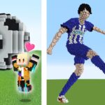 【ドッキリ】サッカーボールの家をプレゼントした後、蹴り飛ばしてみた【マイクラ・マインクラフト】