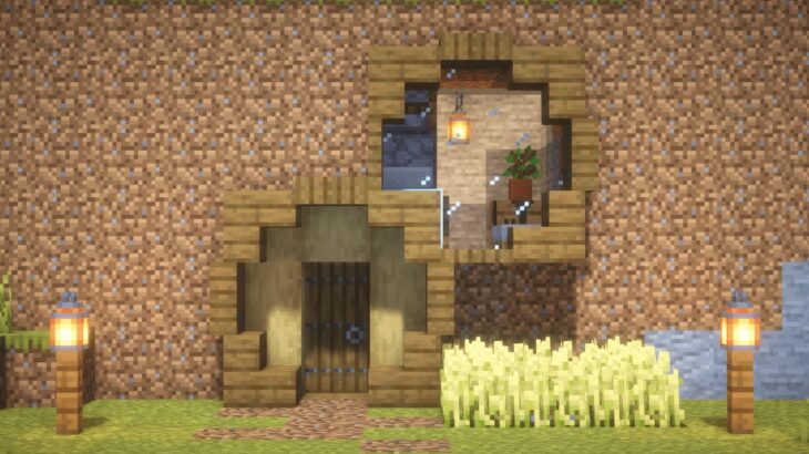 【マインクラフト】簡単！小さな家の作り方！