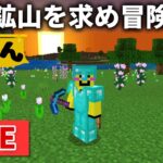 🔴【マイクラ裏作業】シンガポール帰りの男の本気の洞窟＆鉱山探し配信【ウドンクラフト】