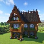 【マイクラ】中世風の建築を作ってみた【マイクラ建築】