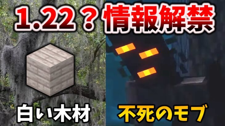 マイクラ1.22アプデはPale Gardens ＆ Creakingじゃありません～マインクラフトライブ2024まとめ [嘘字幕付き]