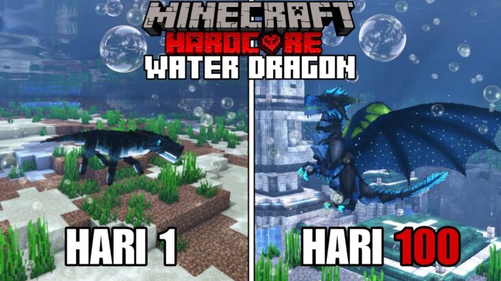 100 Hari di Minecraft Hardcore Tapi Aku Jadi Naga Air