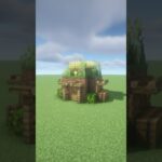 【マイクラ】  3×3の簡単土ハウス【マイクラ建築】【Minecraft】#minecraft #マイクラ #shorts