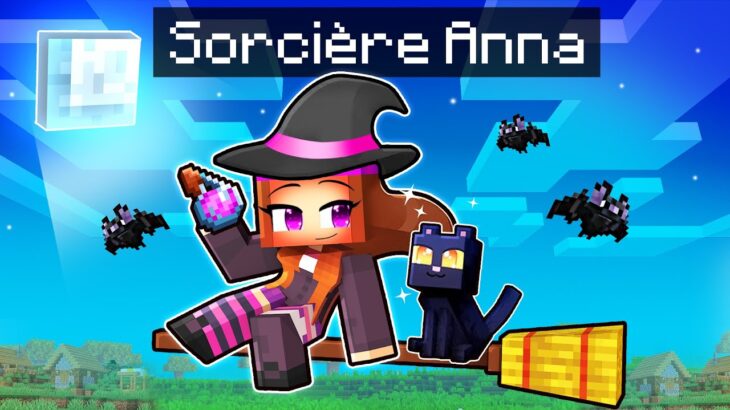 Anna devient une Sorcière sur Minecraft ! | Minecraft summary | マイクラ動画