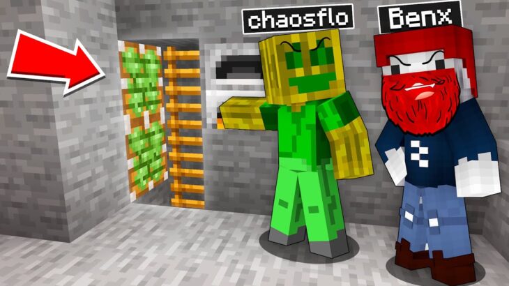 BENX & CHAOSFLO finden meine Geheim Base 💀 (Minecraft Helden)