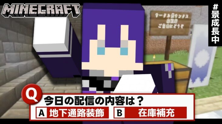 【マイクラ】C:整理整頓　はしない【長尾景/にじさんじ】