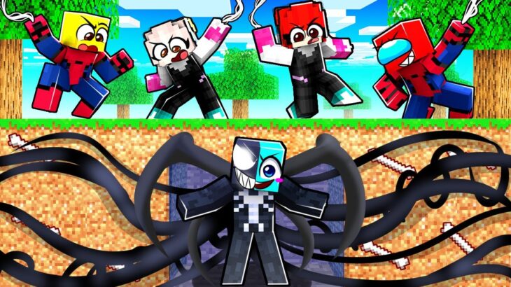 Cazadores VS Awita VENOM en Minecraft!