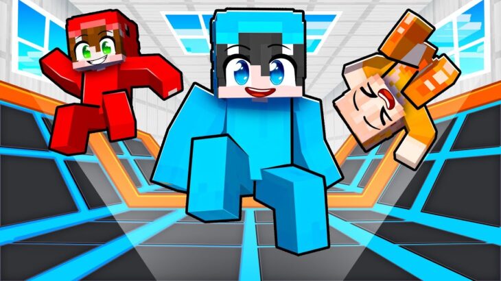 Construí un Parque de TRAMPOLINES en Mi Casa en Minecraft!