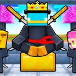 Convirtiéndome en el REY NINJA en Minecraft!