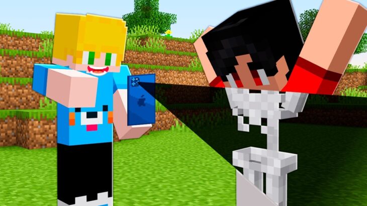 Descobri Segredos no Minecraft com um Celular de Raio-X