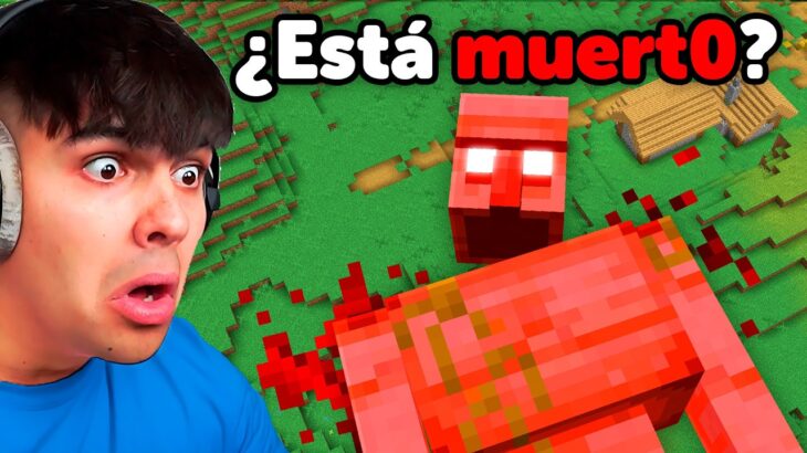 Exploré el Golem de Sangre GIGANTE en Minecraft que es Real