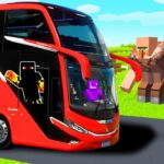 Fizemos Viagem de Ônibus com os Amigos no Minecraft!