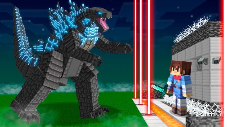 Godzilla vs Security House in Minecraft